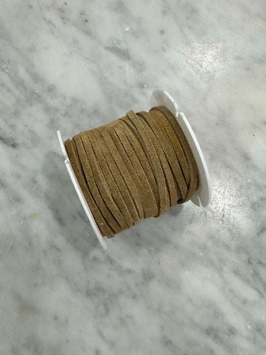 Genuine Leather Suede Cording - Entire Roll