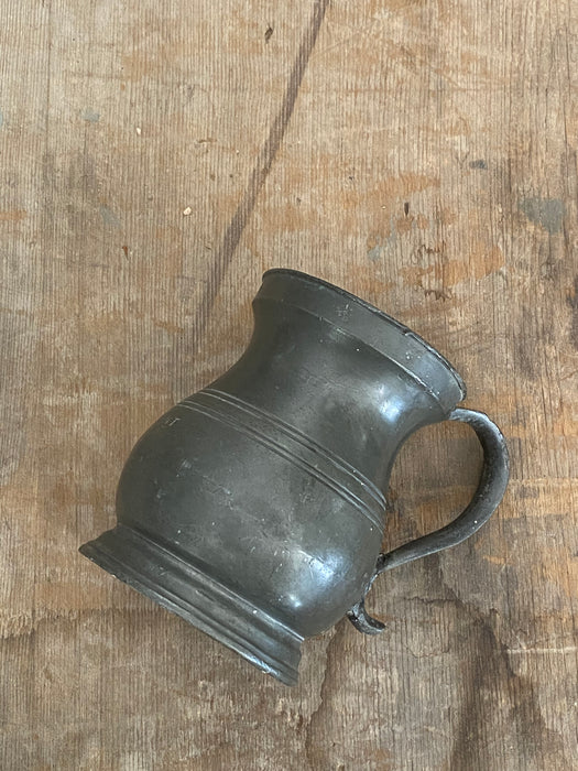 Solid Pewter Pint Pitcher