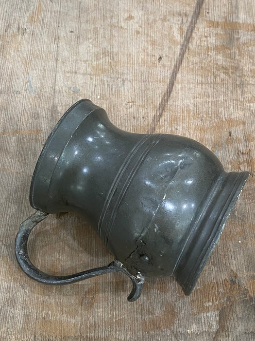 Solid Pewter Pint Pitcher