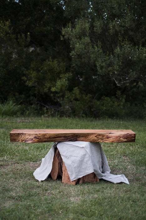 Spalted Magnolia Live Edge Floating Shelf