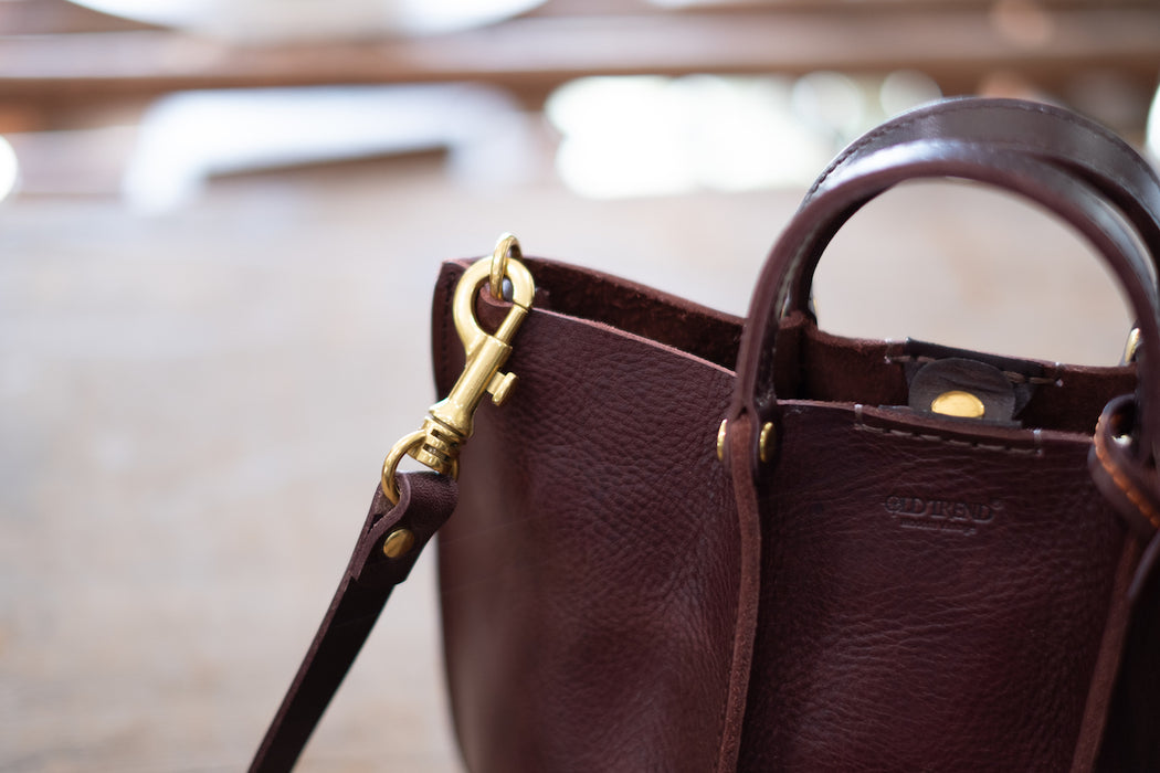 Genoa Leather Crossbody Bag - Hickory