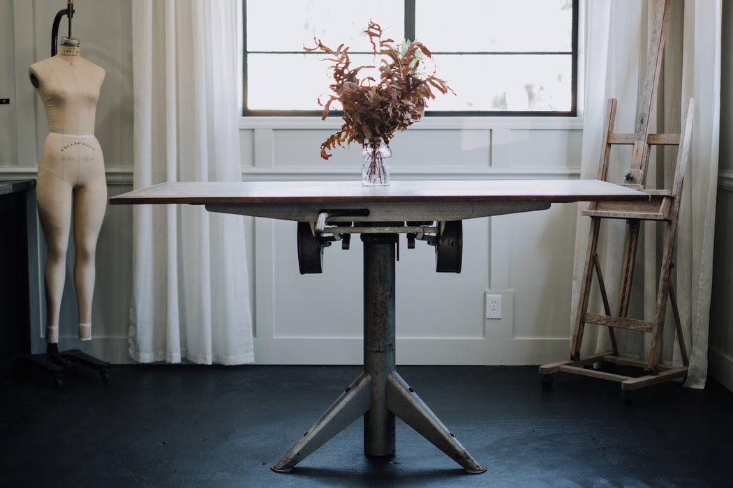 *Rare* 1940s French Drafting Table